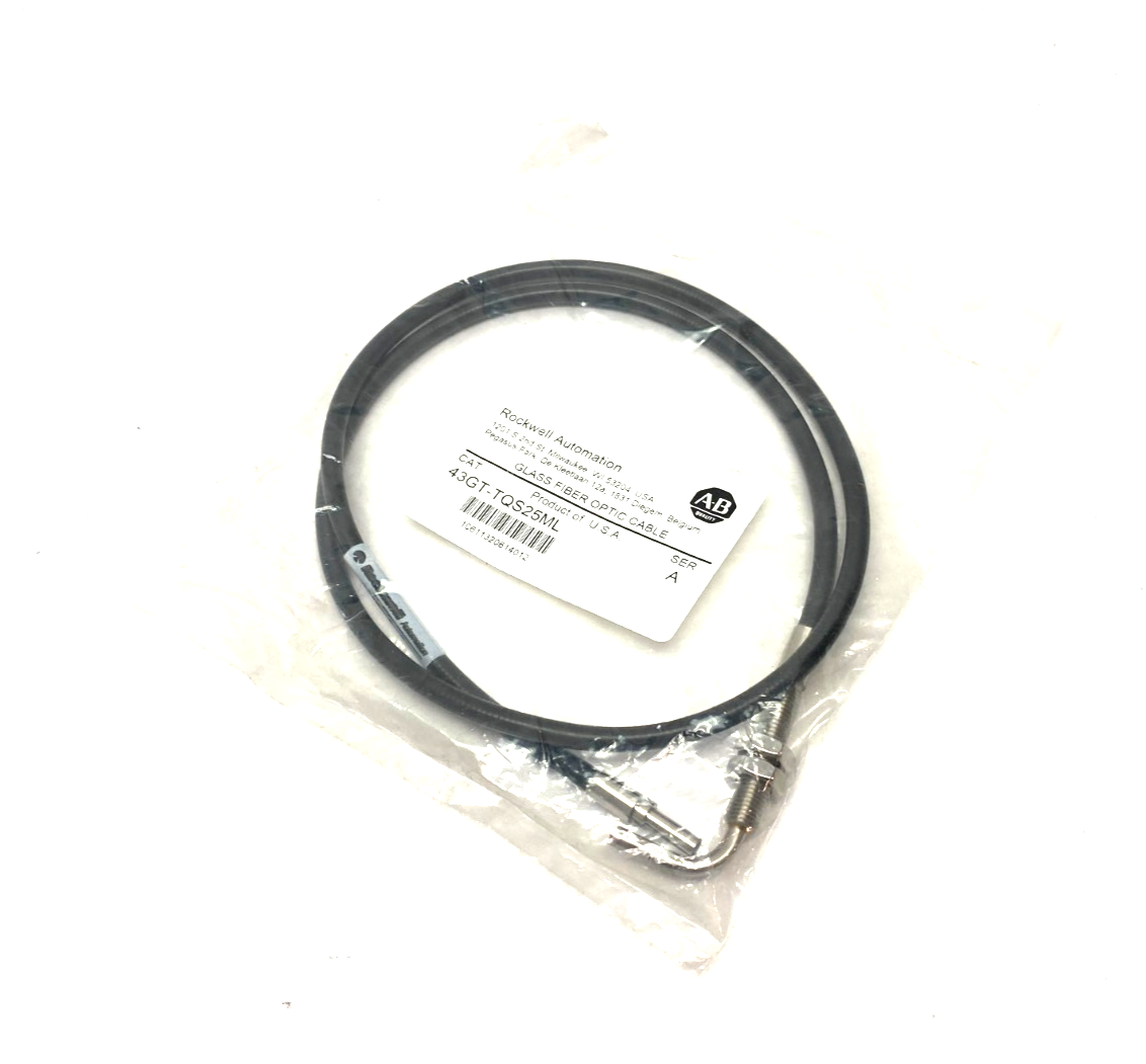 Allen Bradley 43GT-TQS25ML Ser. A Glass Fiber Optic Cable, Transmitted Beam - Maverick Industrial Sales