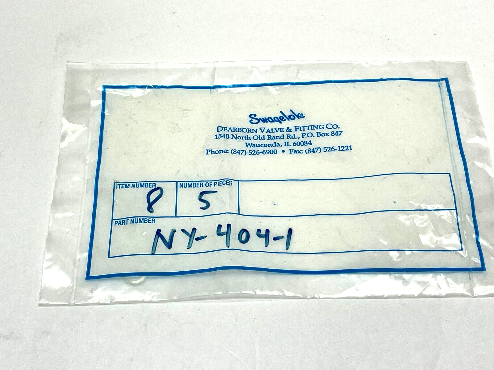 Swagelok NY-404-1 Nylon Back Ferrule for 1/4 in. Tube Fitting - New - Maverick Industrial Sales