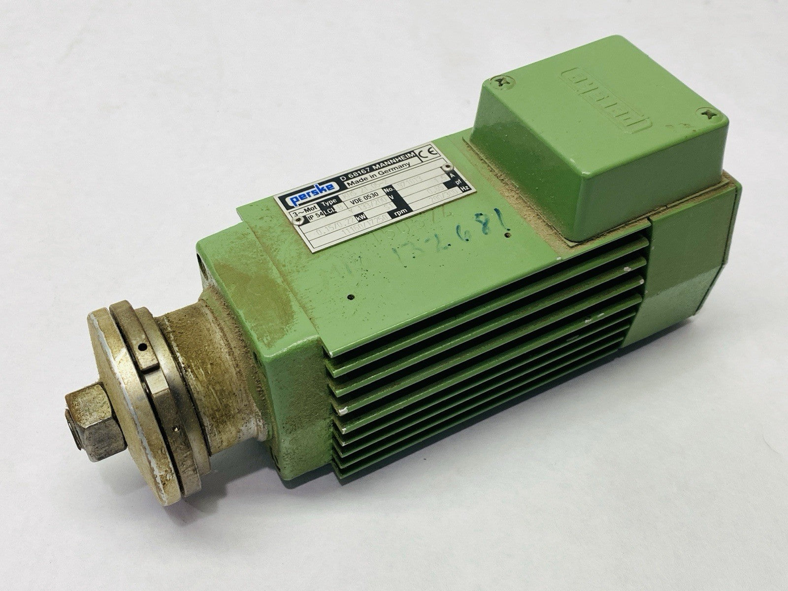 Perske KNS 21.05-2 Spindle Motor 0.22kW 17250RPM 1.5A 200V - Used - Maverick Industrial Sales