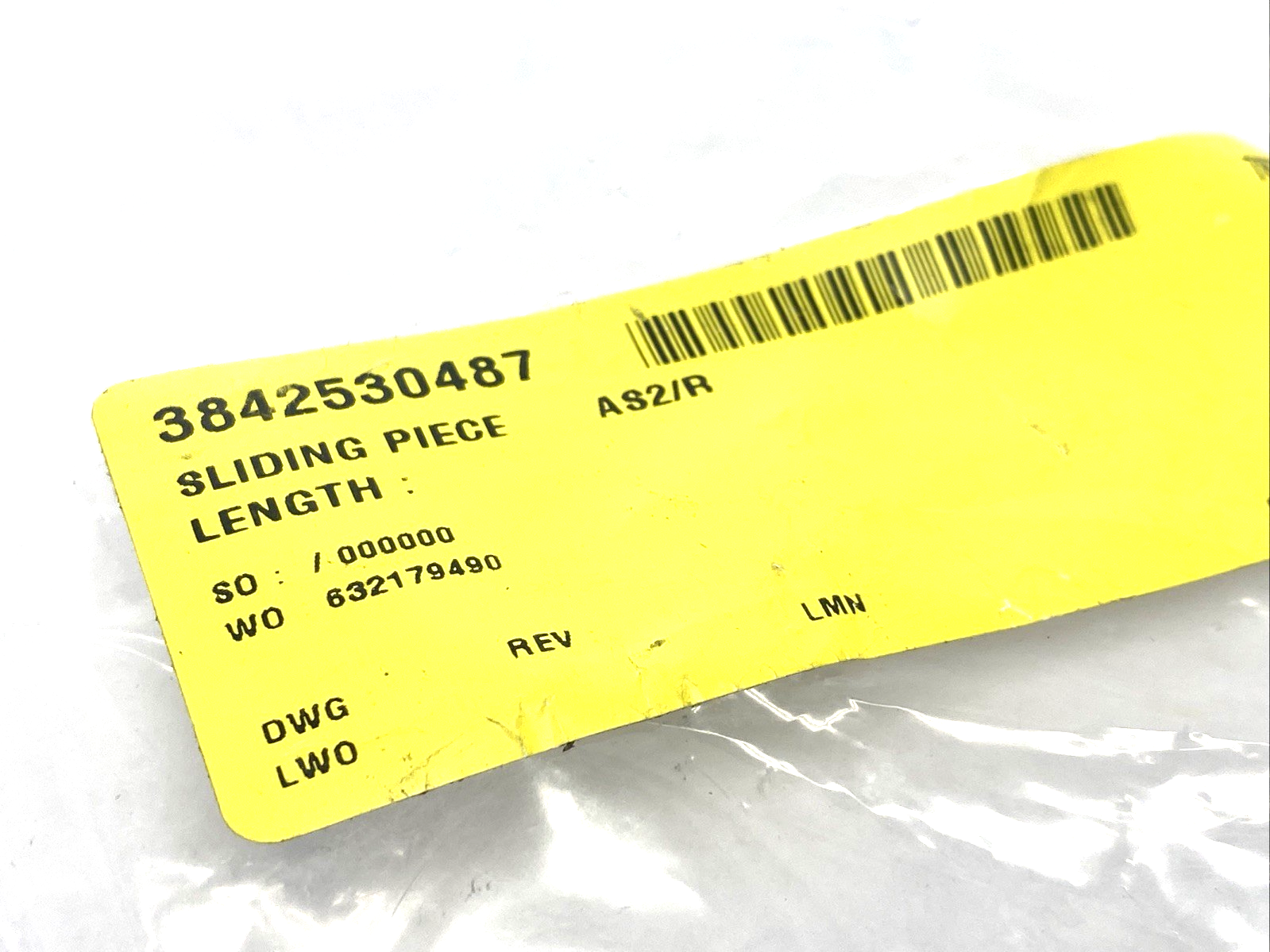 Bosch Rexroth 3842530487 BRL-LT Sliding Piece AS2/R - Maverick Industrial Sales