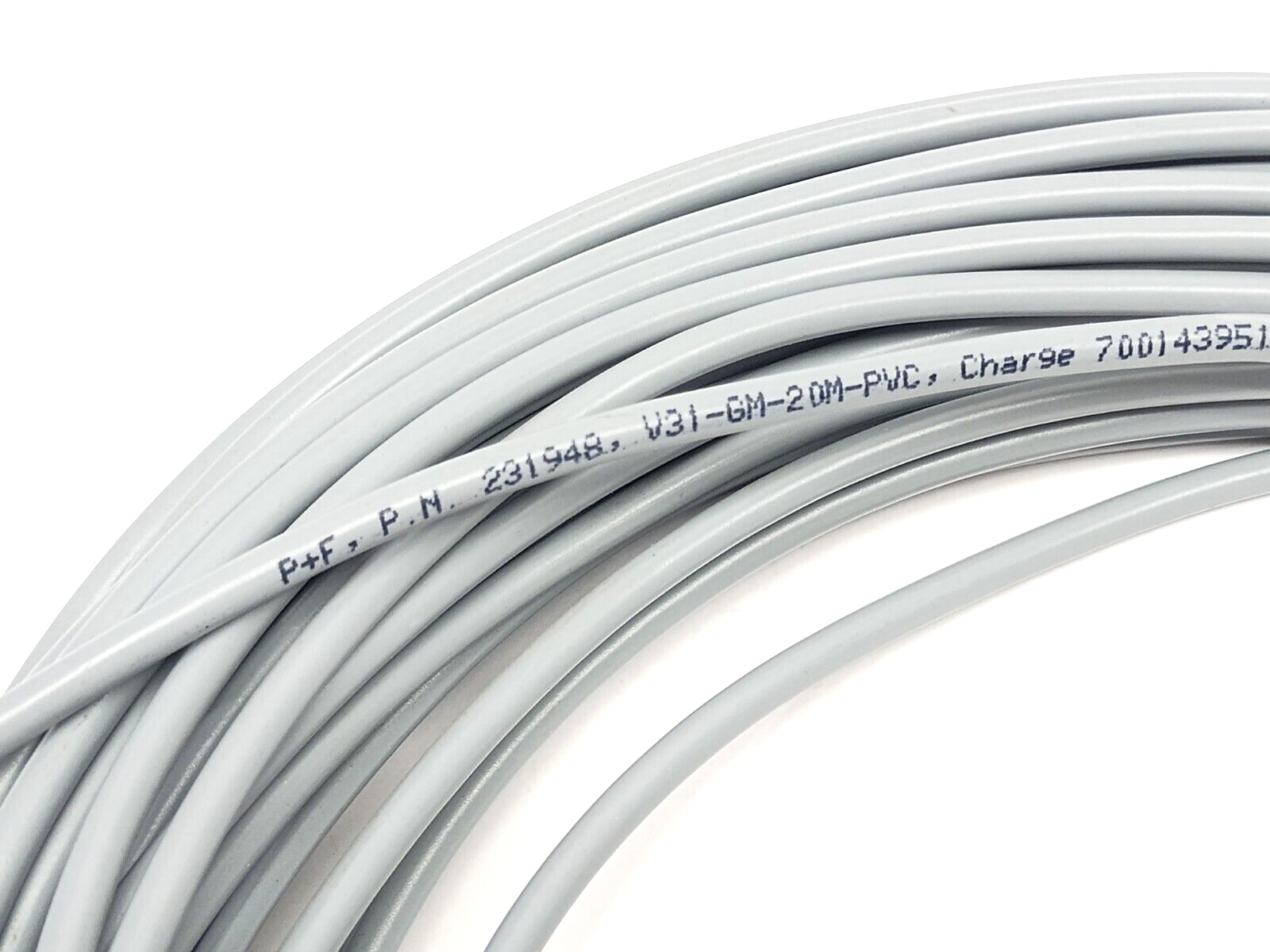 V31-GM-20M-PVC, 231948 | Pepperl+Fuchs V31-GM-20M-PVC Female Cordset, M8 4-Pin To Leads 20m 231948 - New Other - Maverick Industrial Sales