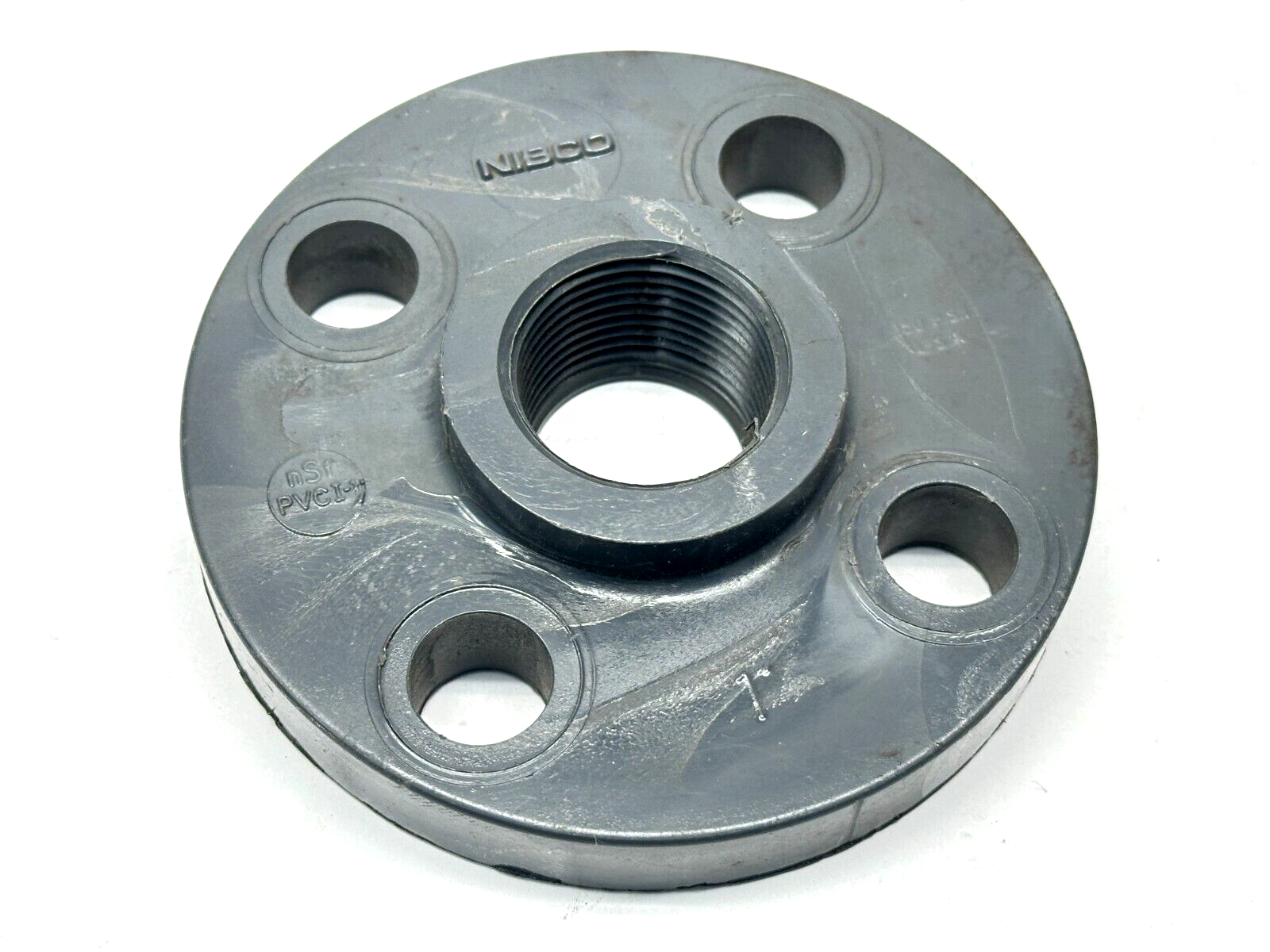 4551-H-3, CA23550 | Nibco 4551-H-3 1" Thread Flange PVC Schedule 80 CA23550 - New – Open box - Maverick Industrial Sales