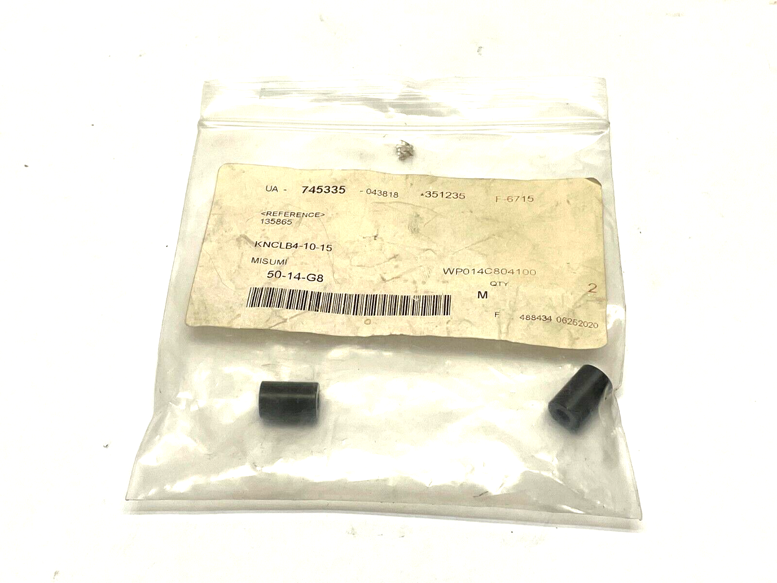 MiSUMi KNCLB4-10-15 Straight Spacer LOT OF 2 - New - Maverick Industrial Sales