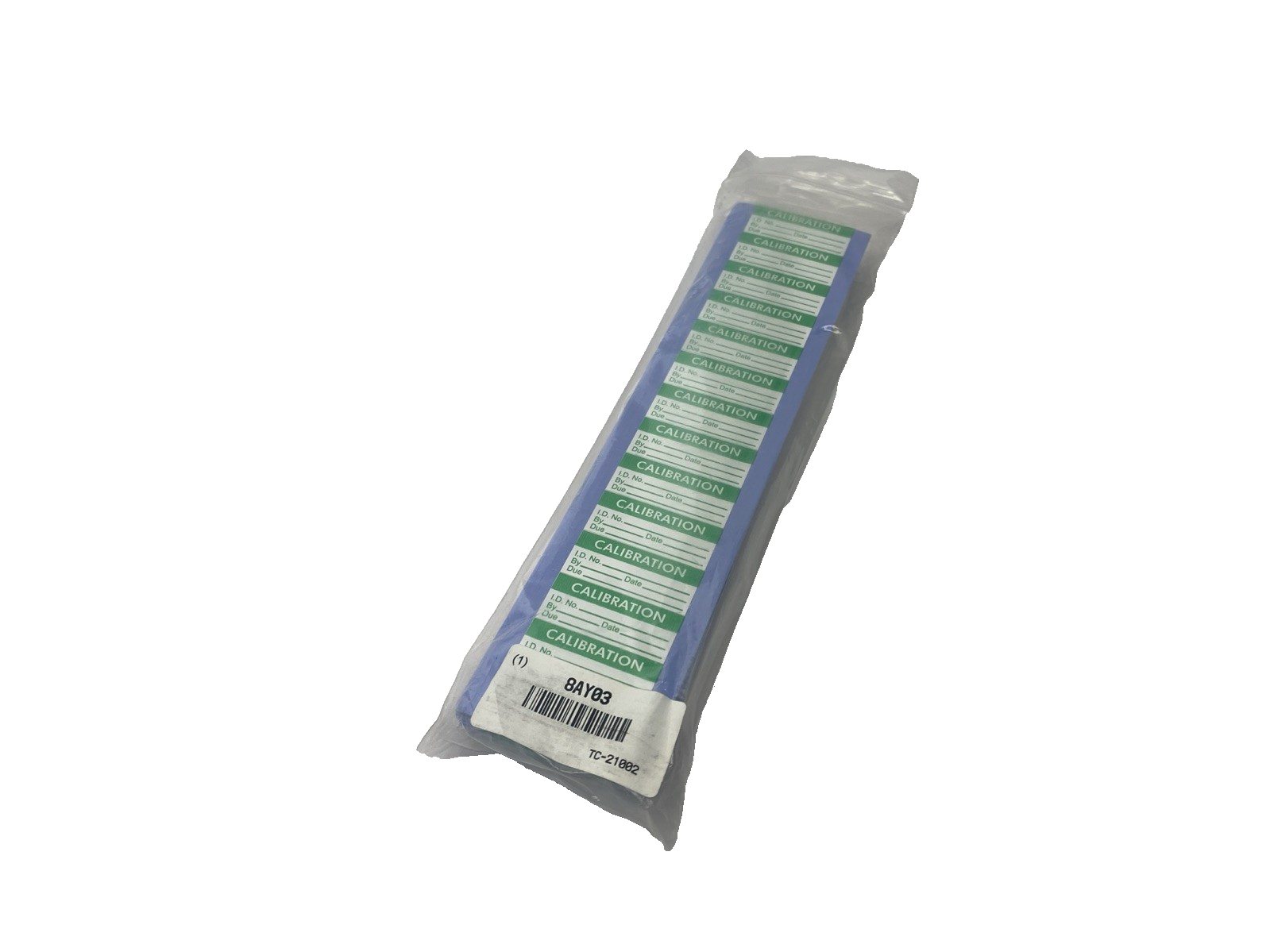 Stranco Inc TC-21002 Calibration Label Green/White 1-1/2" x 5/8" 8AY03 350-PACK - Maverick Industrial Sales