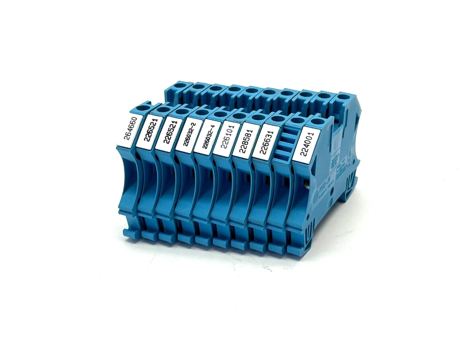 1492-J4 | Allen Bradley Terminal Blocks 35A 600VAC/DC 4mm Blue LOTS OF 10- Used - Maverick Industrial Sales