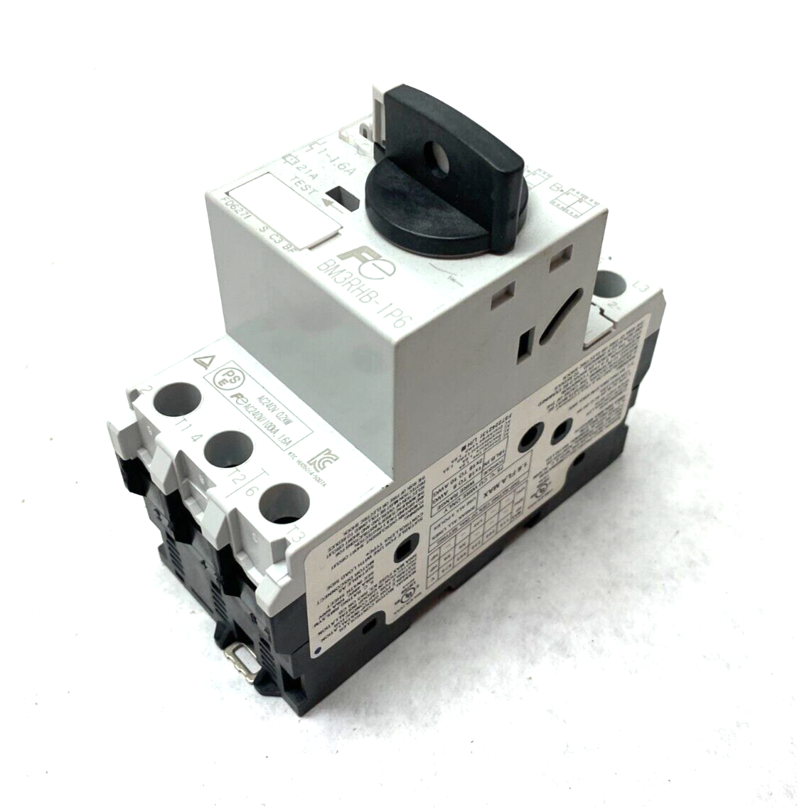 BM3RHB-1P6 | Fuji Electric Manual Motor Starter - Used - Maverick Industrial Sales