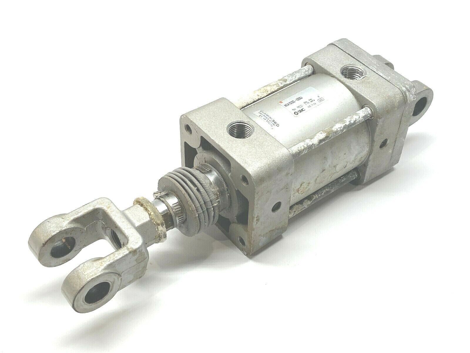 SMC NCA1D3250200J Pneumatic Tie Rod Cylinder 250 PSI Max - Used - Maverick Industrial Sales