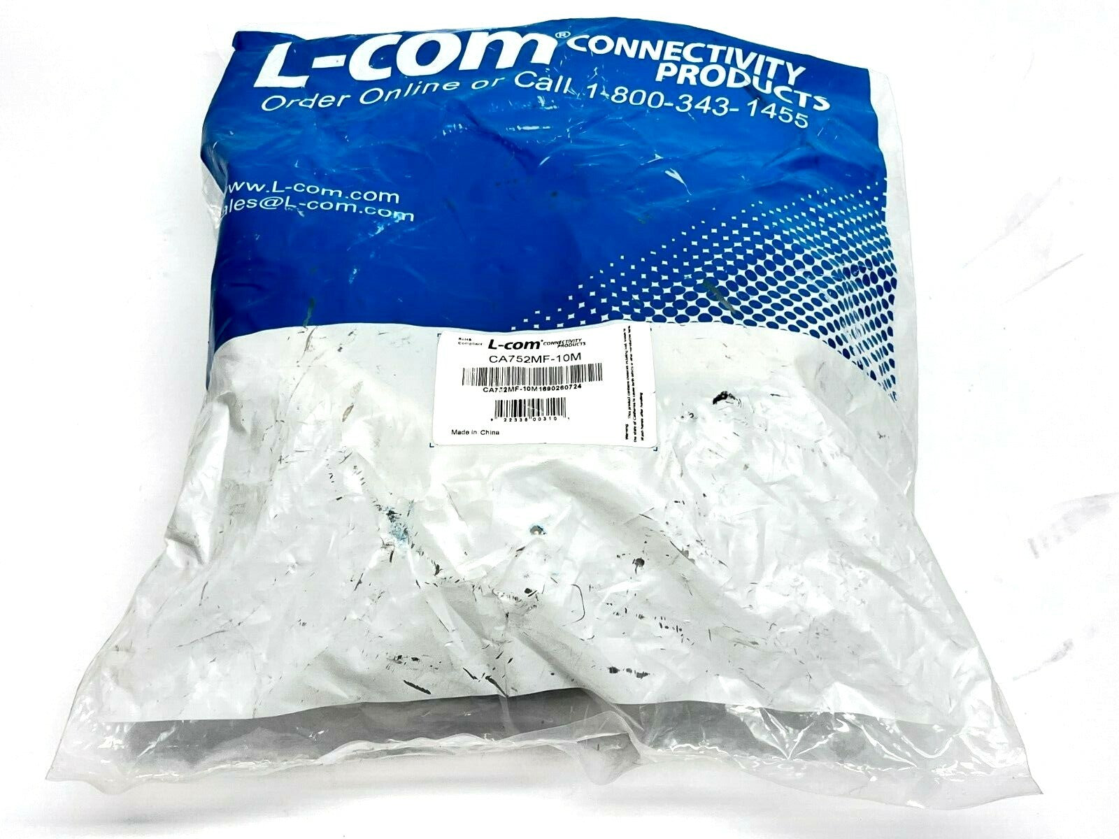 L-com CA752MF-10M Molded Cable SCSI-1 CN50 Male / Female 10m - New - Maverick Industrial Sales