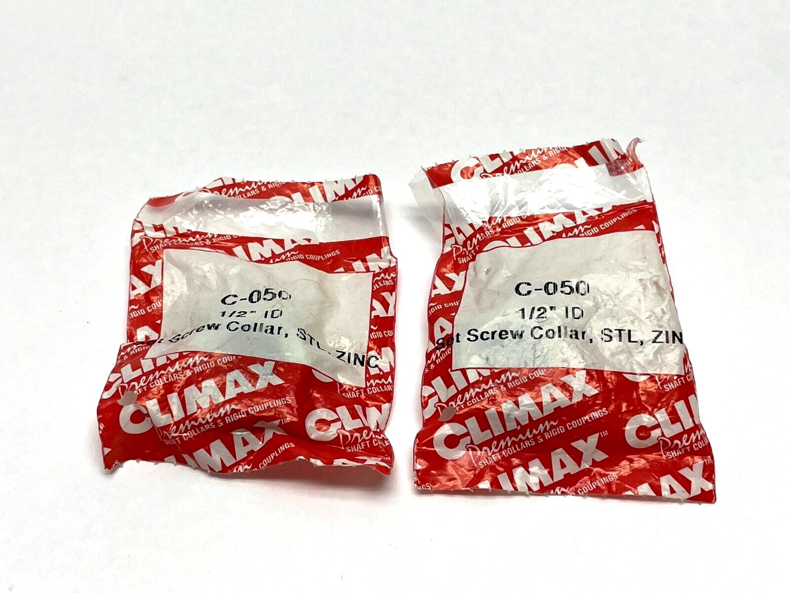 C-050 | Climax Set Screw Collar 1/2" Bore LOT OF 2 - New - Maverick Industrial Sales
