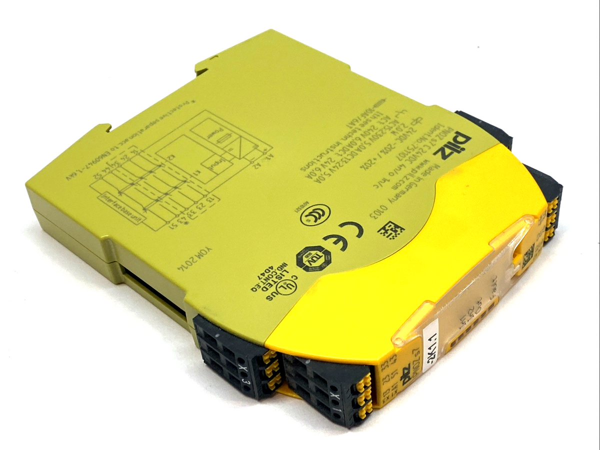 PNOZ s7 C | Pilz Contact Expansion Relay 24VDC 4NO 1NC DIN Rail 751107 - Used - Maverick Industrial Sales