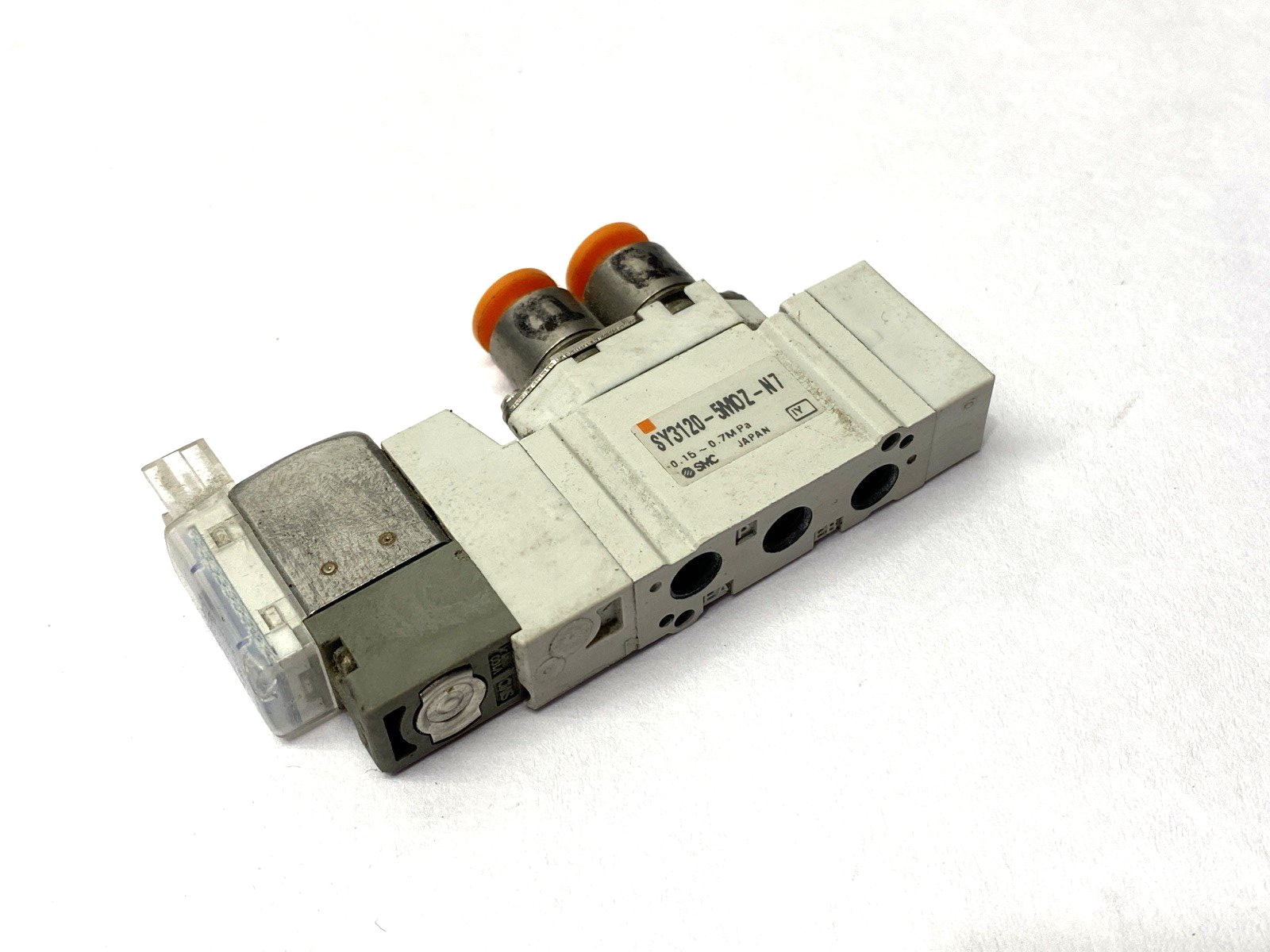 SY3120-5MOZ-N7 | SMC Pneumatic Solenoid Valve 1/4" Ports - Used - Maverick Industrial Sales