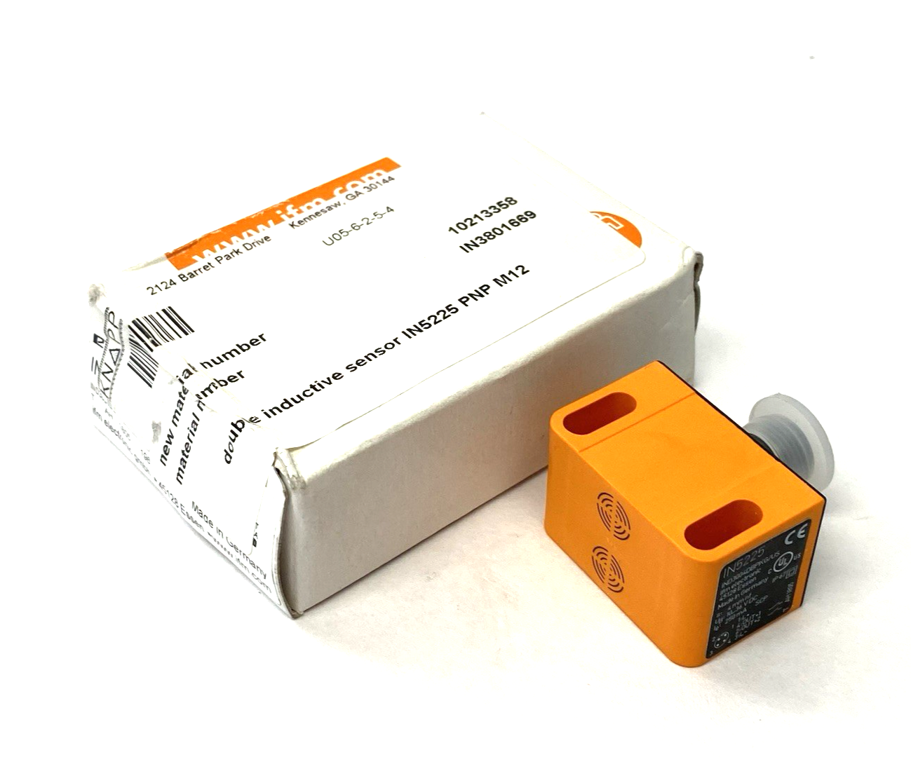 Ifm IN5225 Dual Inductive Sensor for Valve Actuators IND3004DBPKG/US-100-DPV - Maverick Industrial Sales