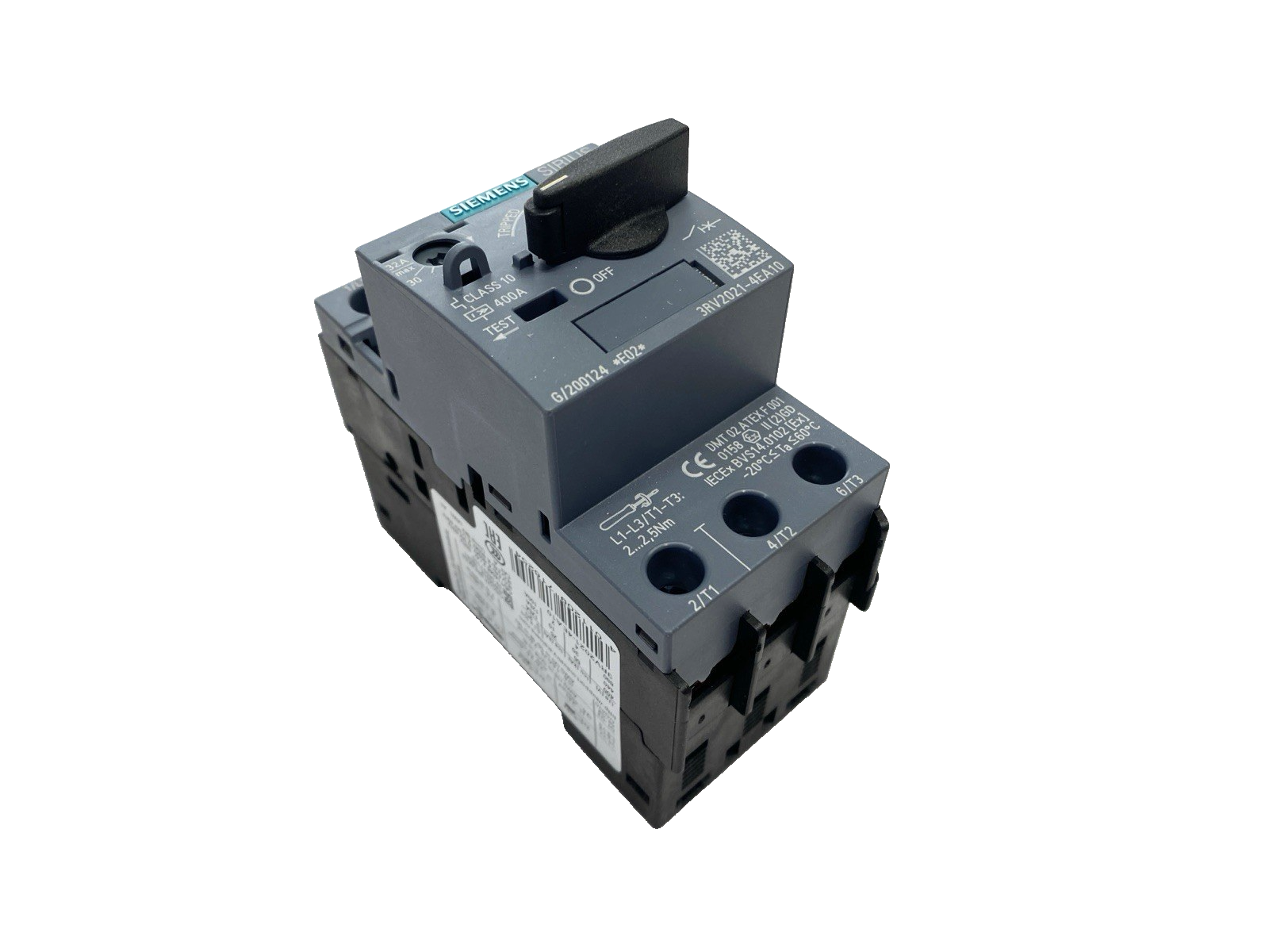 Siemens 3RV2021-4EA10 SIRIUS Selector Switch Circuit Breaker 27-32A DAMAGED - Maverick Industrial Sales