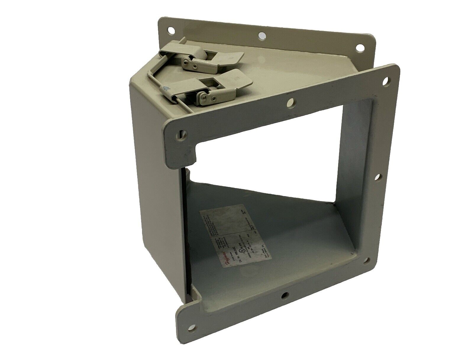 Hoffman F66LE45C nVent Elbow 45-Degree Outside Opening 6.00x6.00 Gray Steel - Used - Maverick Industrial Sales