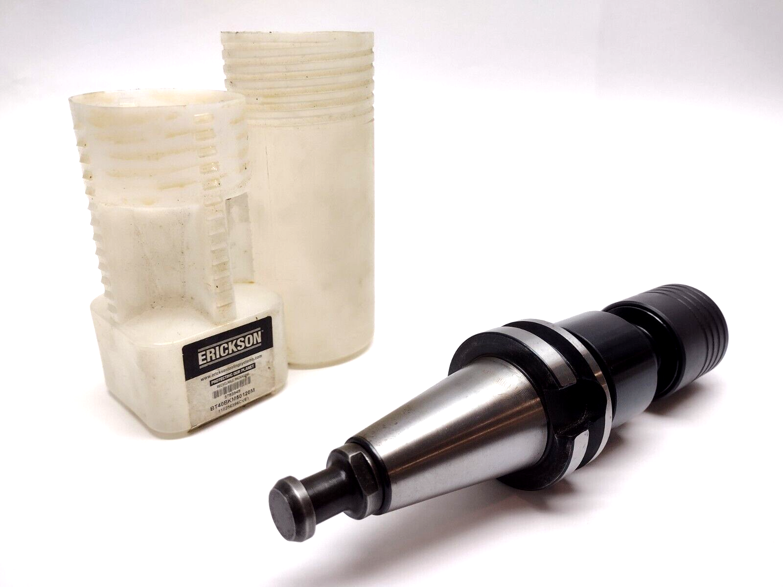 BT40BKM50120M | Erickson BT40 Modular Tooling Adapter with Quick Change Tap Holder - Used - Maverick Industrial Sales