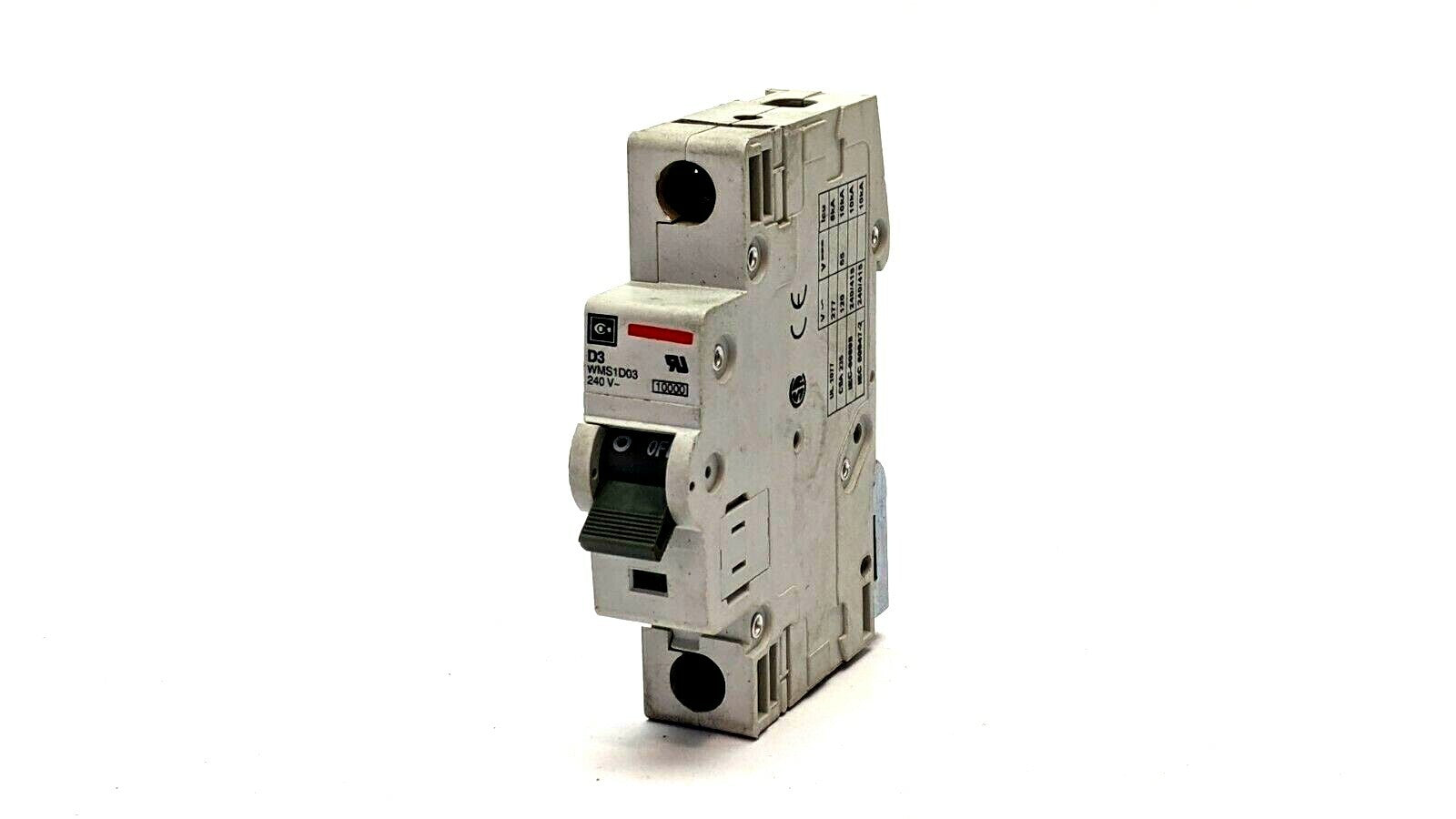 Cutler Hammer WMS1D03 Circuit Breaker 1P 3A 277V - Maverick Industrial Sales