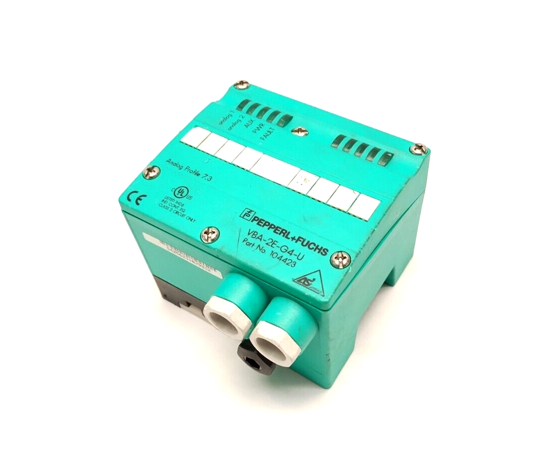Pepperl+Fuchs VBA-2E-G4-U AS-Interface Analog Module 104423 - Used - Maverick Industrial Sales
