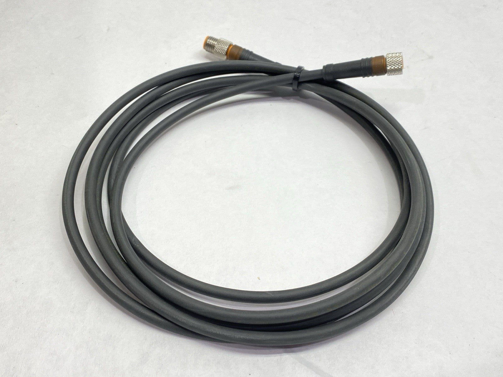 Lumberg RSMV 3-RKMV 3-224/2M Double Ended Cordset Male - Female M8 3-Pin 2m - Maverick Industrial Sales