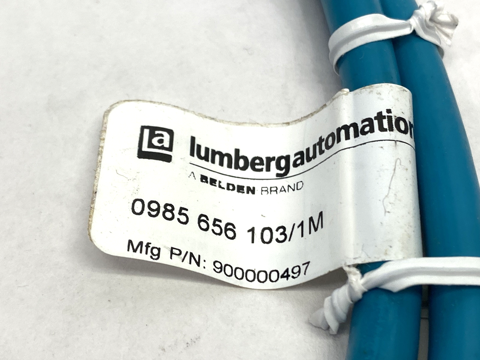 Lumberg Automation 0985 656 103/1M Double-Ended M12 to RJ45 Cordset 900000497 - New – Open box - Maverick Industrial Sales