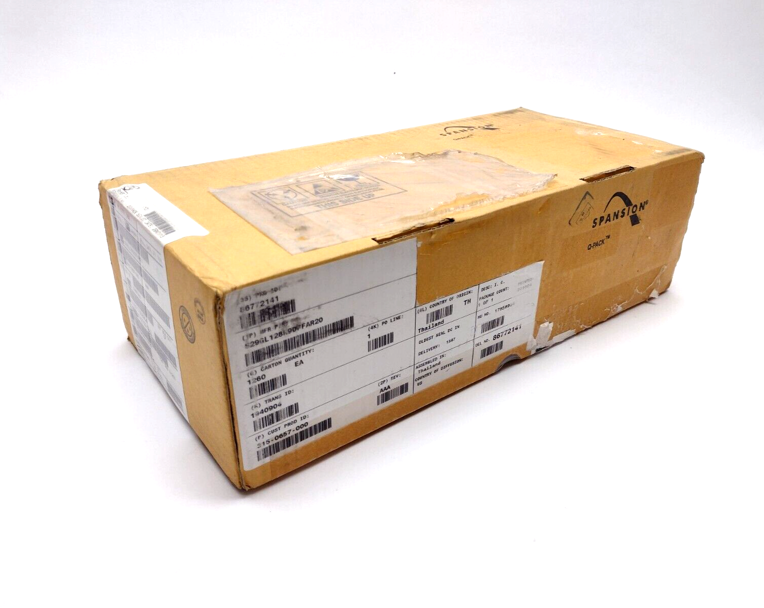 S29GL128N90FFAR22 | Infineon 128MBIT IC FLASH PARALLEL 64FBGA NOR Memory 1260 PCS - New – Open box - Maverick Industrial Sales