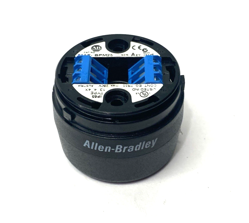 Allen Bradley 855E-BPM25 Ser. A Stack Light Wiring Base Module 50mm - Maverick Industrial Sales