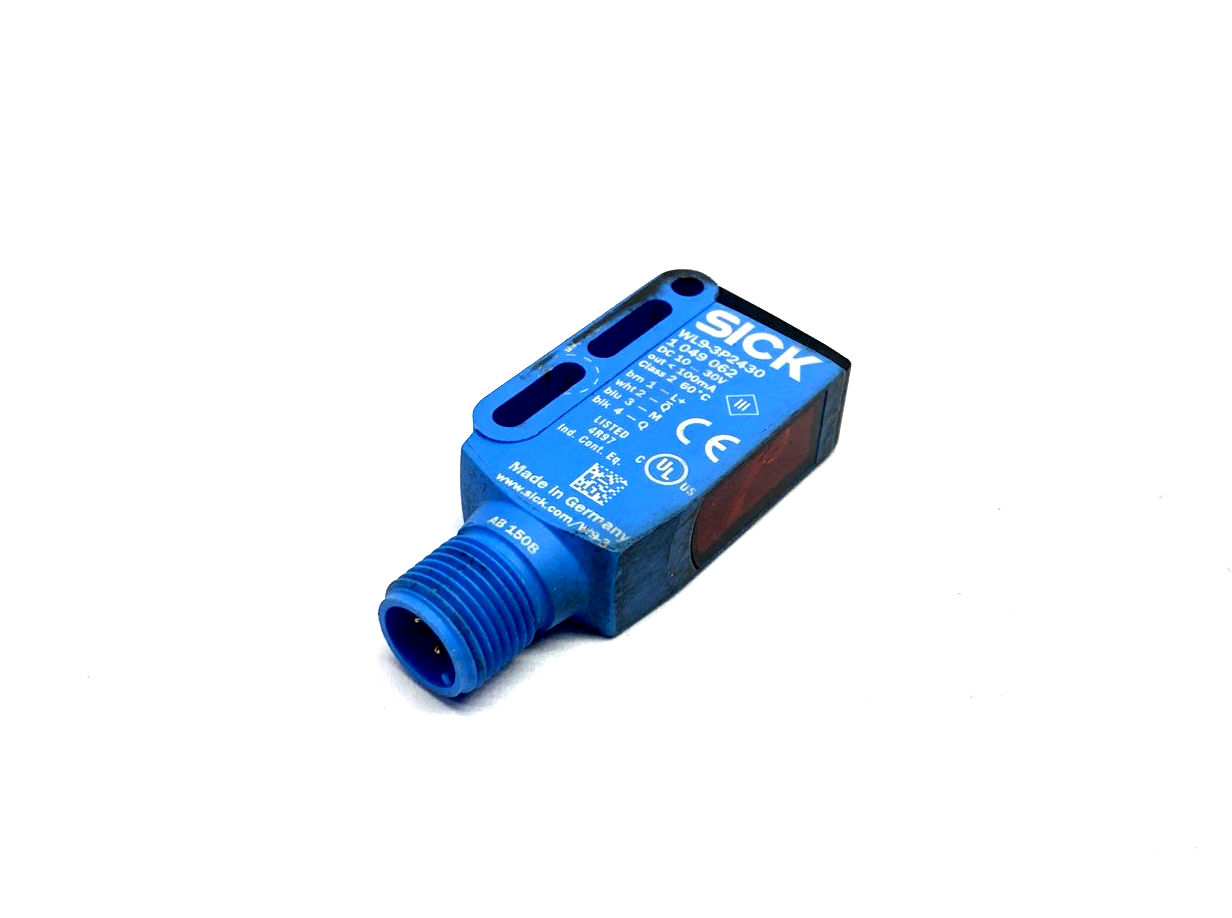 Sick WL9-3P2430 Photoelectric Retro-reflective Sensor, Rectangular 1049062 - Maverick Industrial Sales