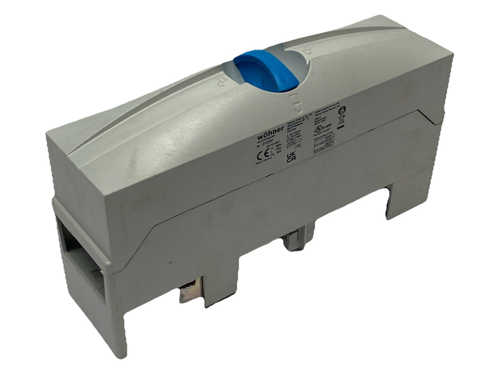 Wohner 01240 Connection Terminal Plate 3-Pole 175A 690V - Used - Maverick Industrial Sales