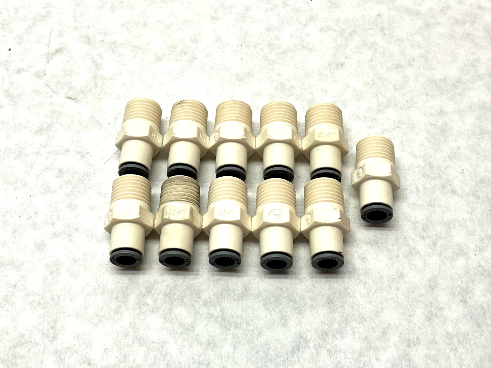 6505 56 14WP2 | Legris Liquifit Male Connector Fitting LOT OF 11 - Used - Maverick Industrial Sales
