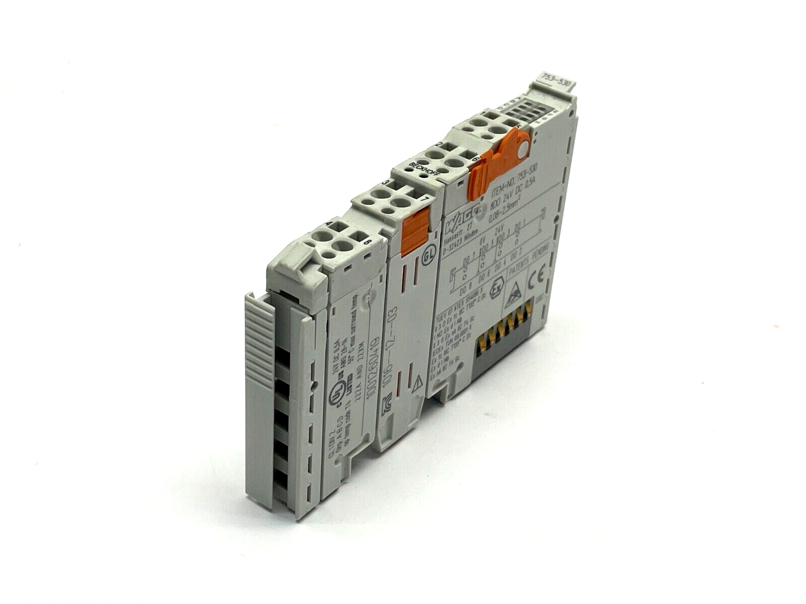 753-530 | Wago Digital Output Module 8-Channel 24VDC 0.5A- Used - Maverick Industrial Sales