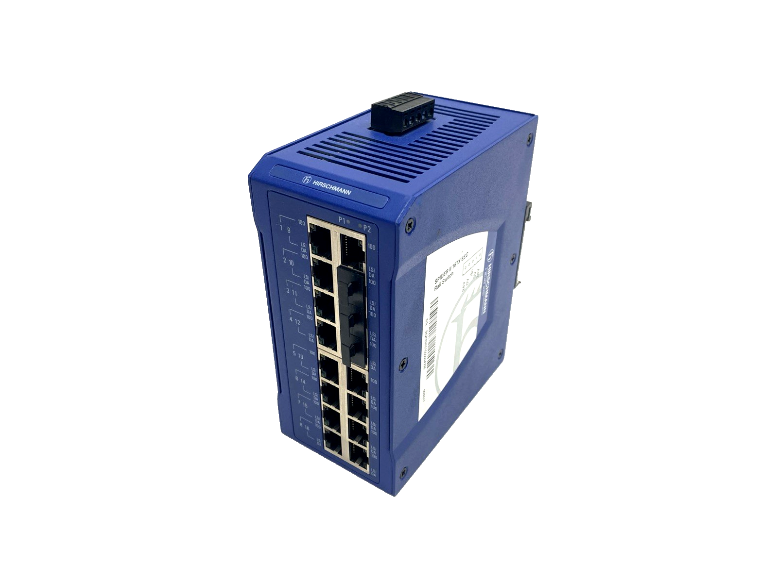 SPIDER II 16TX EEC | Hirschmann Industrial Ethernet Rail Switch 942120001 - Used - Maverick Industrial Sales