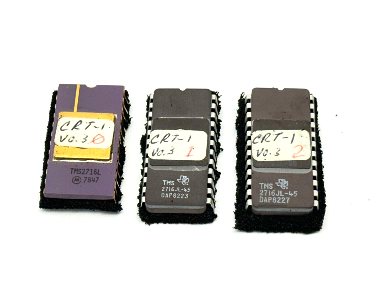 EPROMS | Eberline -Program Chips CRT-1 Vo. 3 0/1/2 - New – Open box - Maverick Industrial Sales