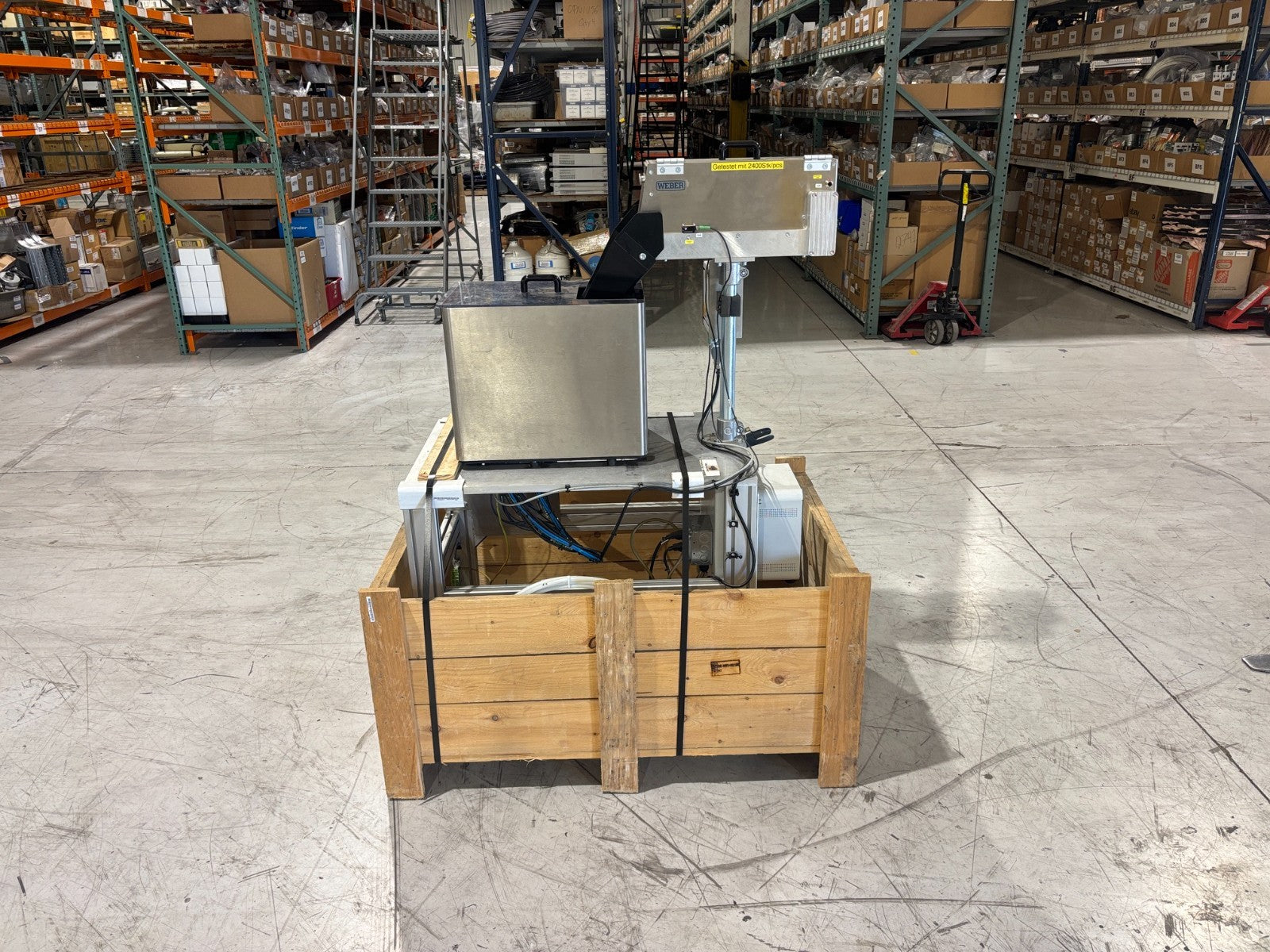 Weber ZEL240 Vibratory Screw Feeder System MFS168 SOR 3, C30S Controller - Maverick Industrial Sales