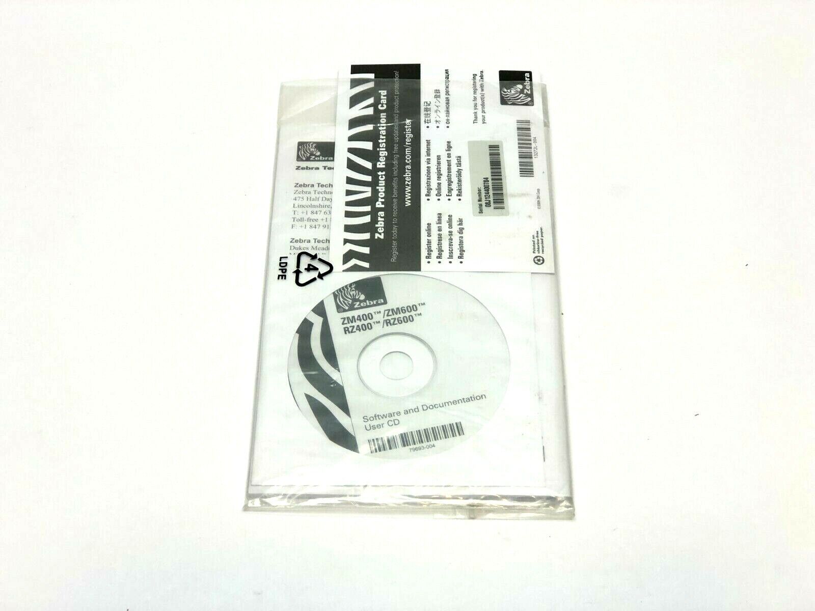 Zebra ZM400/ZM600/RZ400/RZ600 Software CD - Brand New - Maverick Industrial Sales