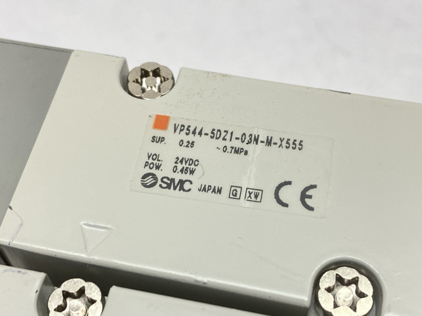 VP544-5DZ1-03N-M-X555 | SMC Pneumatic Solenoid Valve Manifold Soft Start 3/8" NPT - For parts or not working - Maverick Industrial Sales