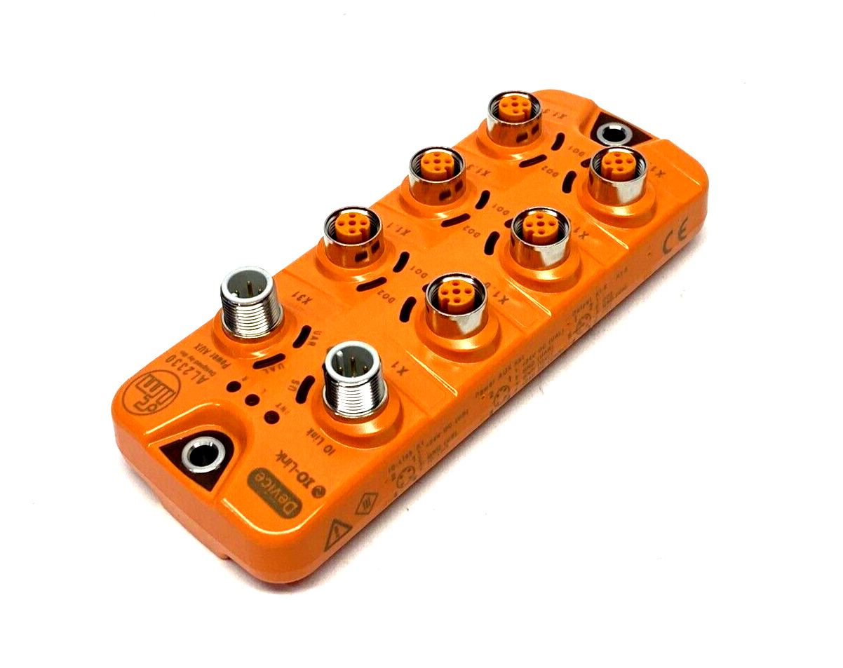 ifm AL2330 IO-Link CompactLine Module IO-Link Module 6x2 DO M12 IP67 - New – Open box - Maverick Industrial Sales