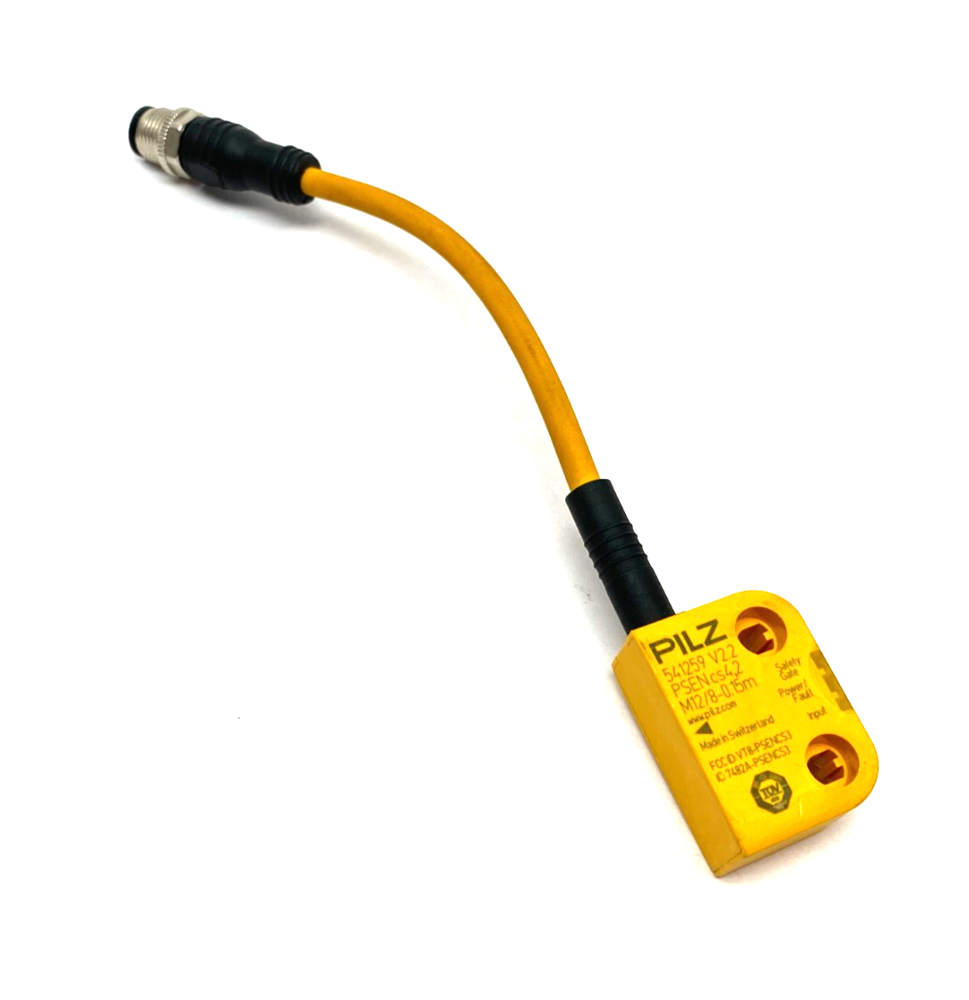 PSEN cs4.2 M12/8-0.15m 1switch, 541259 | Pilz PSEN cs4.2 M12/8-0.15m 1switch RFID Safety Switch, 2-Safe SC Outs, 541259 - New – Open box - Maverick Industrial Sales