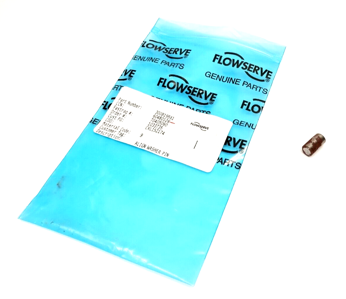 300B195X1,60480126 | Flowserve 300B195X1 Align Washer Pin 60480126 - New - Maverick Industrial Sales