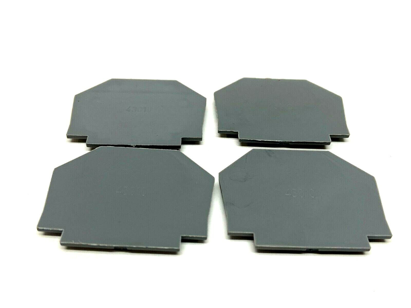 43010 | Automation Direct End Plate Gray Terminal End Plate LOT OF 4 - Used - Maverick Industrial Sales