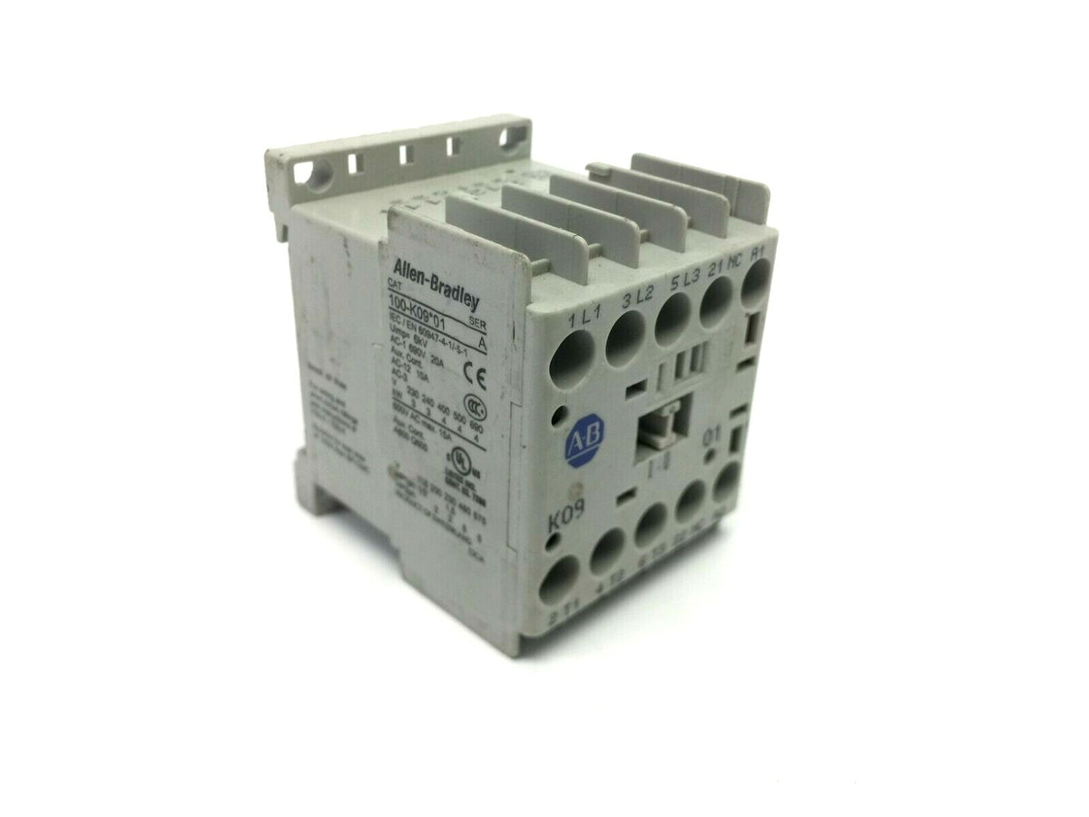 | Allen Bradley 100-K09VC01 Miniature Contactor 600V - Used - Maverick Industrial Sales