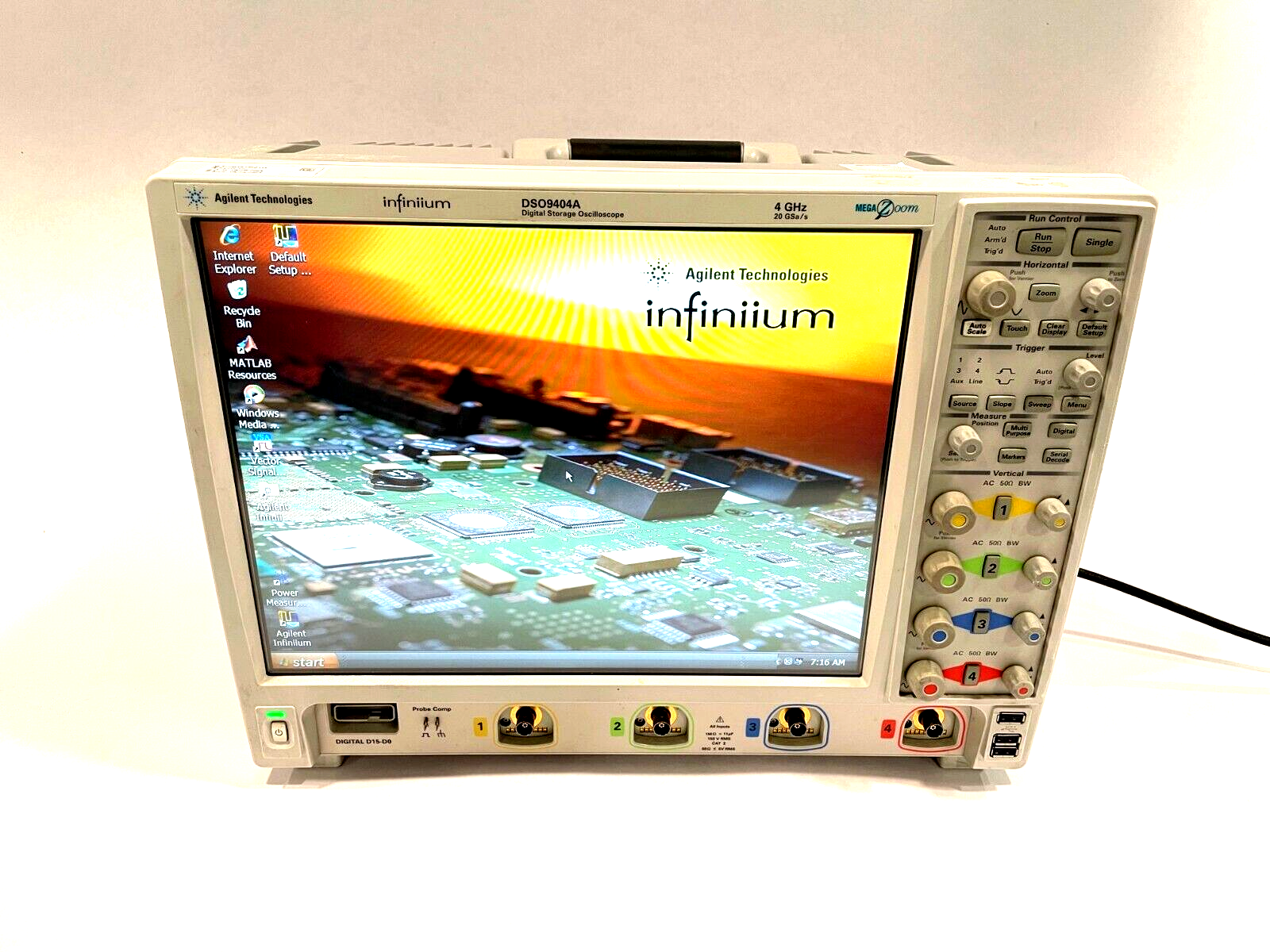 Agilent Technologies Infiniium DSO9404A Digital Storage Oscilloscope 4 GHz, 4CH - Maverick Industrial Sales