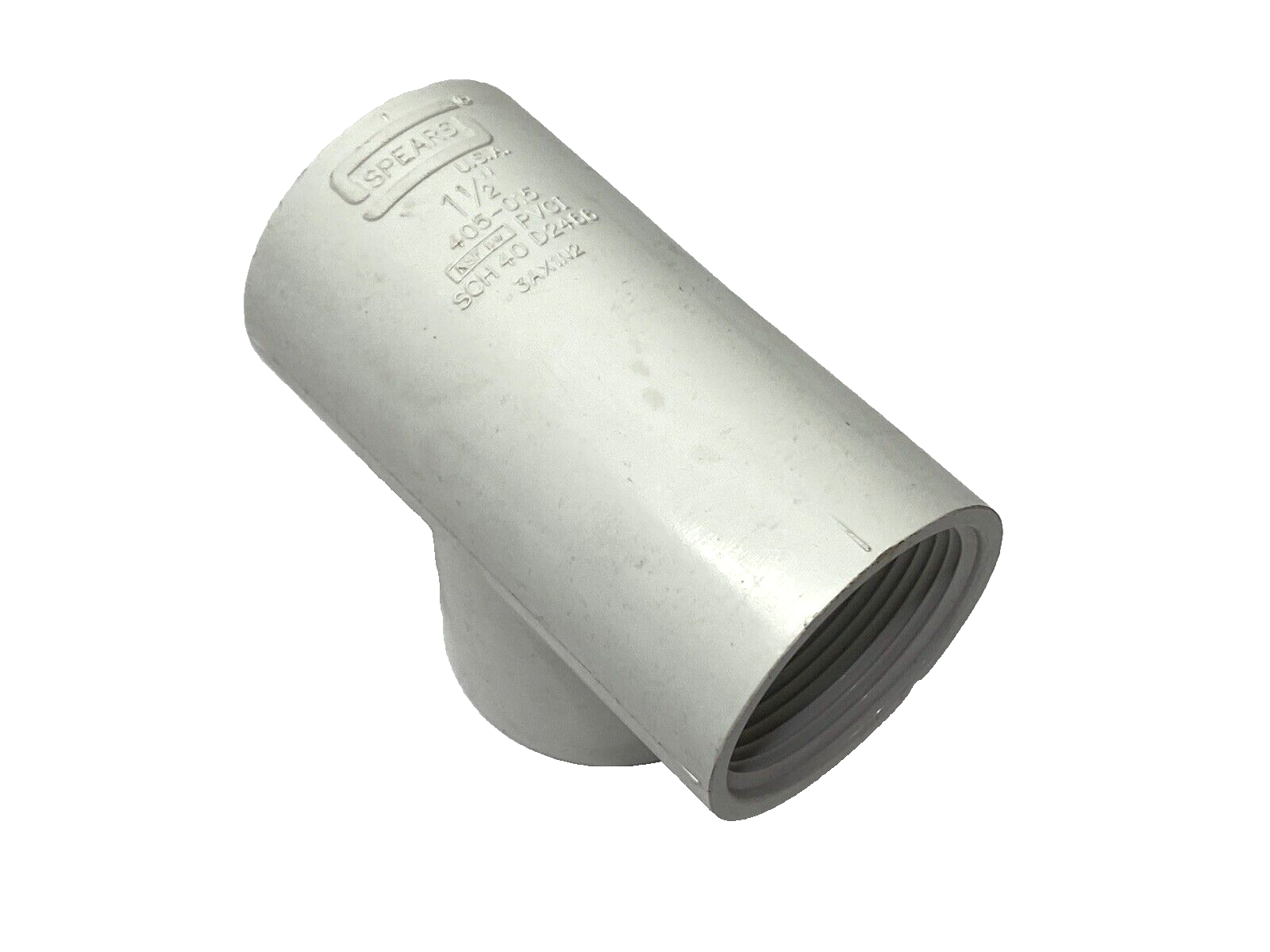Spears 405-015 Pipe Tee 1-1/2" FNPT SCH 40 - New – Open box - Maverick Industrial Sales