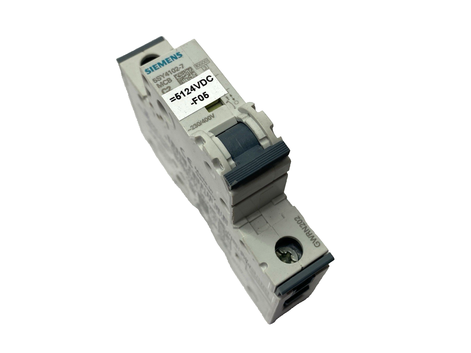 Siemens 5SY4102-7 Miniature Circuit Breaker 1-Pole 230/400V 2A - Maverick Industrial Sales