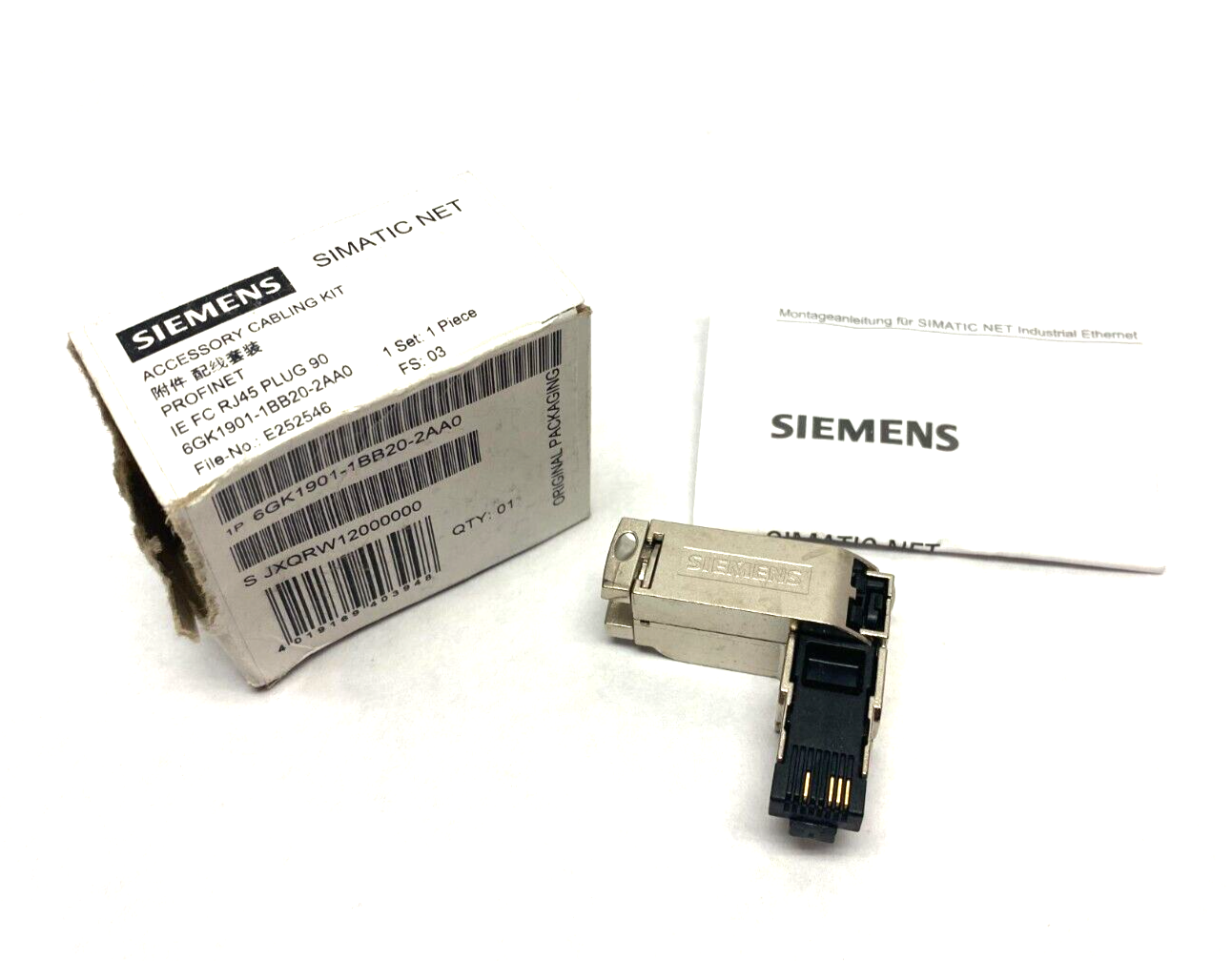 6GK1901-1BB20-2AA0 | Siemens SIMATIC NET Ethernet FastConnect Cabling Plug Kit - New – Open box - Maverick Industrial Sales
