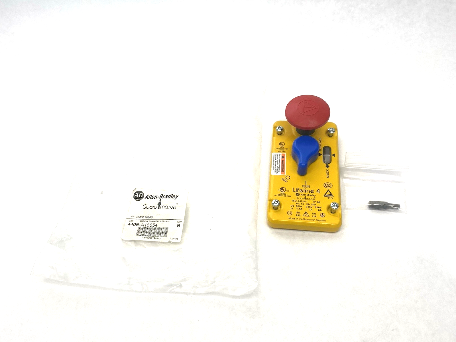 Allen Bradley 440E-A13054 Ser. B Guardmaster Lifeline 4 Replacement Cover Kit - Maverick Industrial Sales
