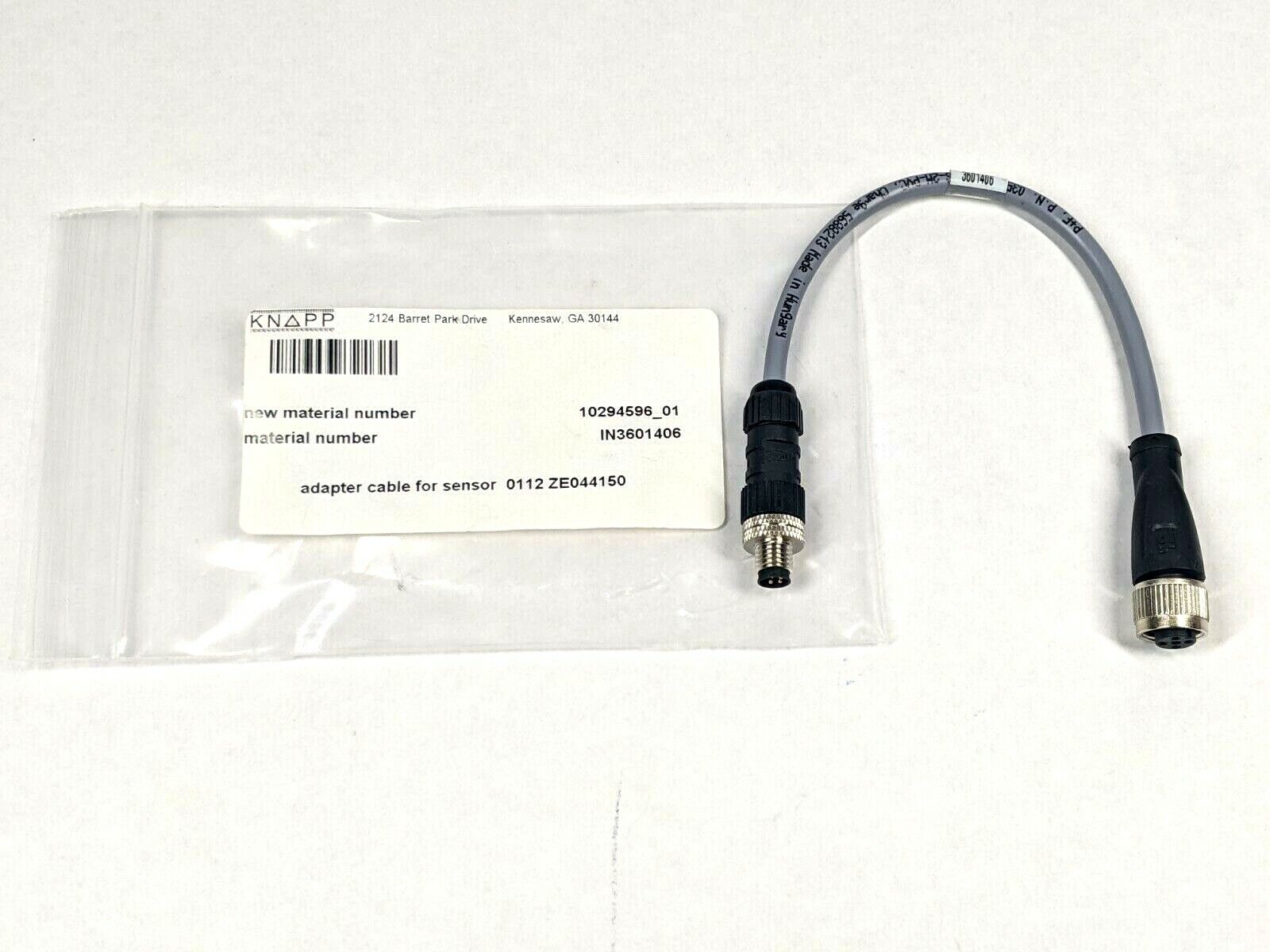 Knapp Graz IN3601406 Adapter Cable for Sensor 0112 ZE044150 - New – Open box - Maverick Industrial Sales