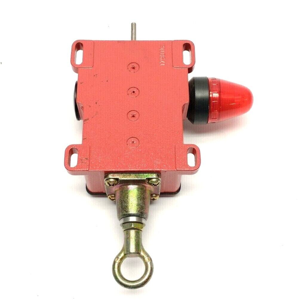 802C-J57M18BR | Allen Bradley Ser. A Cable Pull Switch MISSING RESET BUTTON - Used - Maverick Industrial Sales