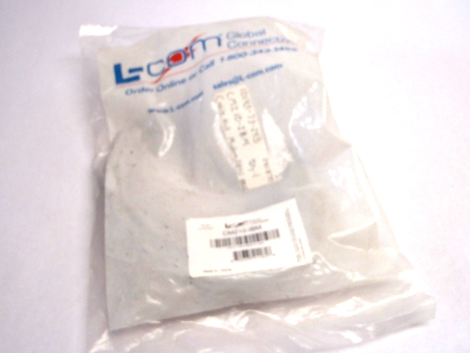 L-Com CMZ10-IBM AT Modem Cable DB25M/DB9F 10Ft - New – Open box - Maverick Industrial Sales