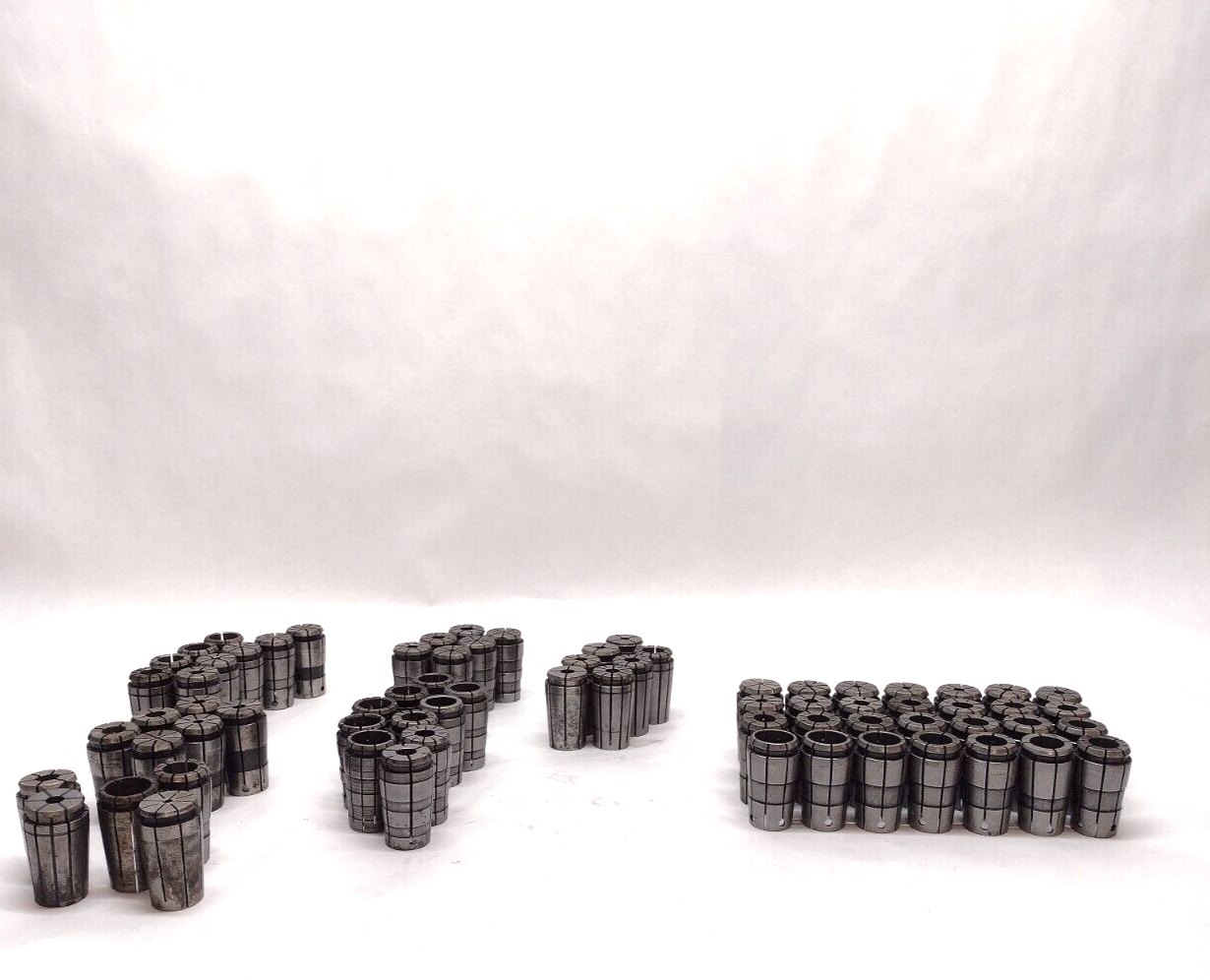 Assorted CNC Spring Collets LOT OF 69 - Maverick Industrial Sales