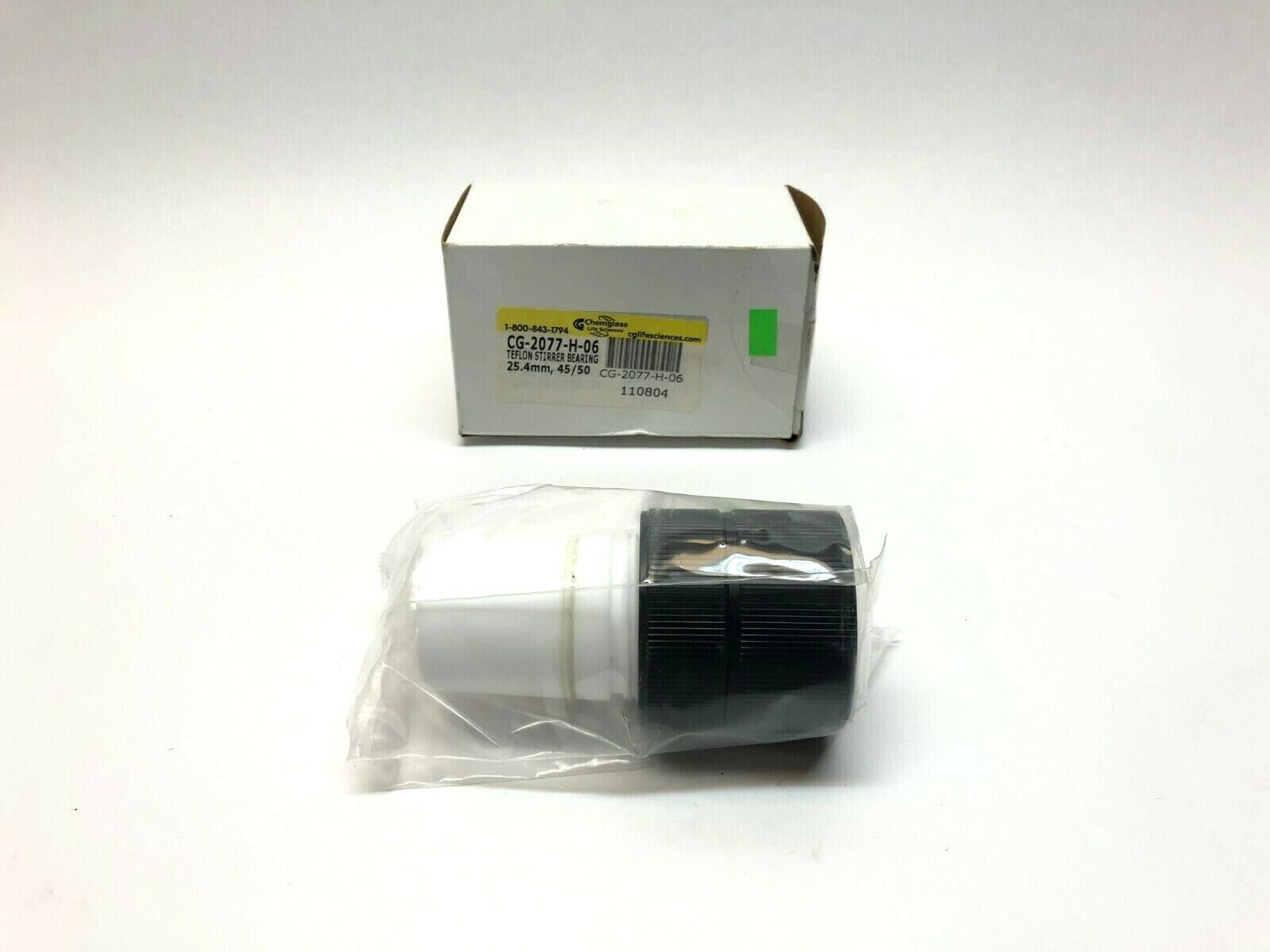 Chemglass CG-2077-H-06 Teflon Stirrer Bearing, 25.4mm, 45/50 - New – Open box - Maverick Industrial Sales
