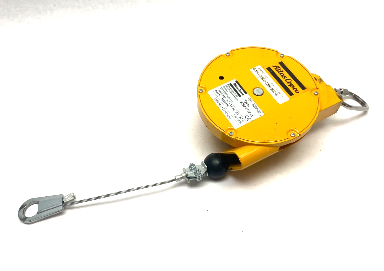 8202 0778 01 | Atlas Copco Tool WP Balancer 1,2-2,6kgs / 2,6-5,7lbs- Used - Maverick Industrial Sales